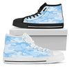 Light Blue Camouflage High Top Shoes