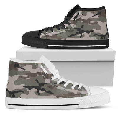 Woodland Camouflage High Top Shoes
