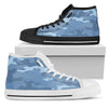 Light Blue Camouflage High Top Shoes