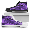 fluorescent Purple Camouflage High Top Shoes
