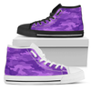 fluorescent Purple Camouflage High Top Shoes