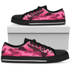 fluorescent Pink Camouflage Low Top Shoes