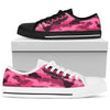 fluorescent Pink Camouflage Low Top Shoes