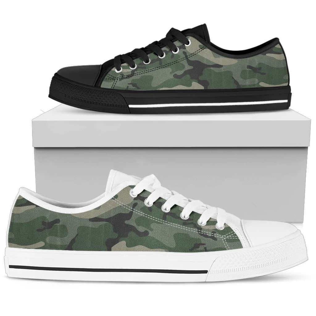 Woodland Camouflage Low Top Shoes