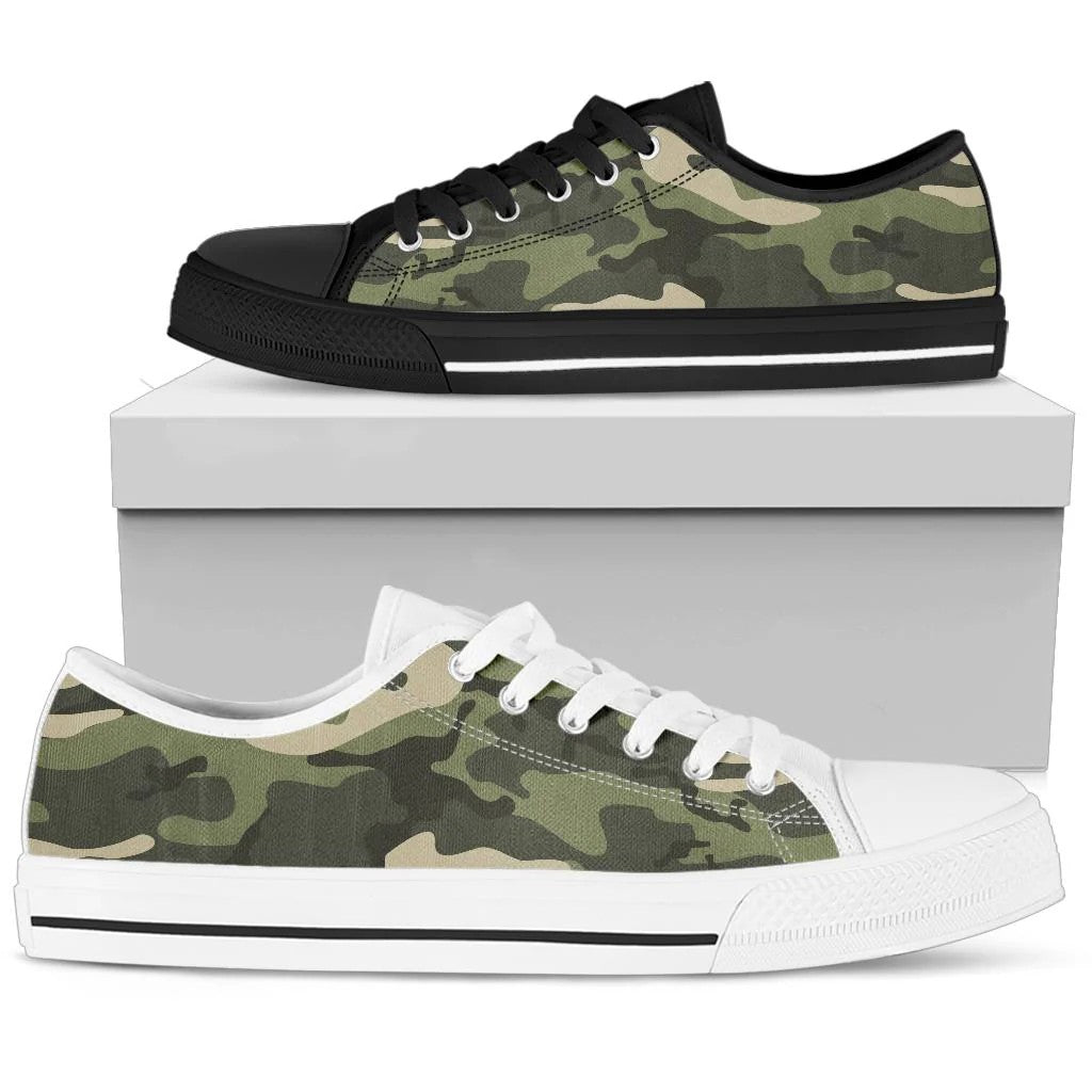 Woodland Camouflage Low Top Shoes