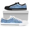 Light Blue Camouflage Low Top Shoes