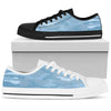 Light Blue Camouflage Low Top Shoes