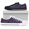 Dark Purple Camouflage Low Top Shoes