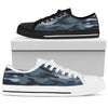 Blue Navy Camouflage Low Top Shoes