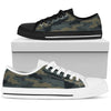 Dark Woodland Camouflage Low Top Shoes