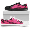 fluorescent Pink Camouflage Low Top Shoes