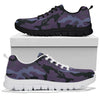Dark Purple Camouflage Sneakers