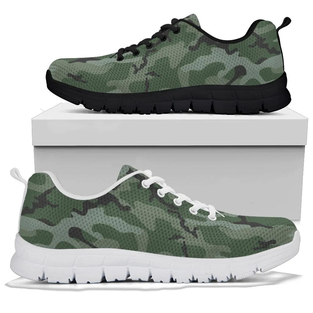 Woodland Camouflage Sneakers