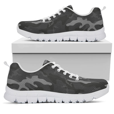 Dark Gray Camouflage Sneakers