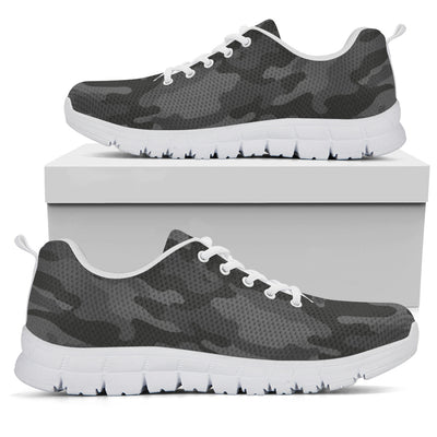 Dark Gray Camouflage Sneakers