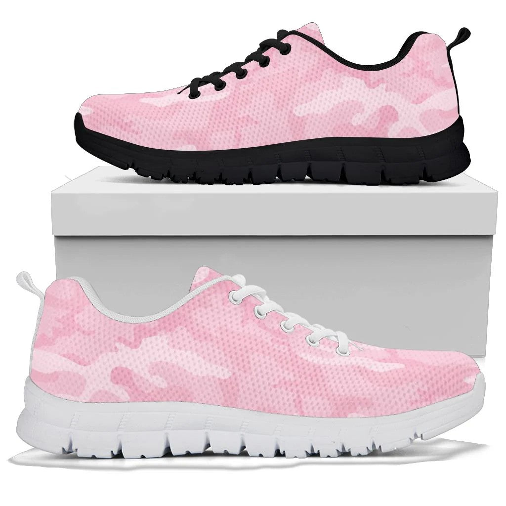 Light Pink Camouflage Sneakers