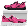 fluorescent Pink Camouflage Sneakers