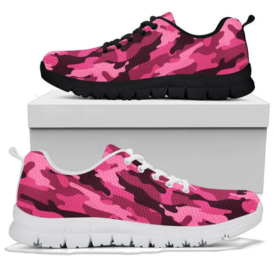 Pink Camouflage Sneakers