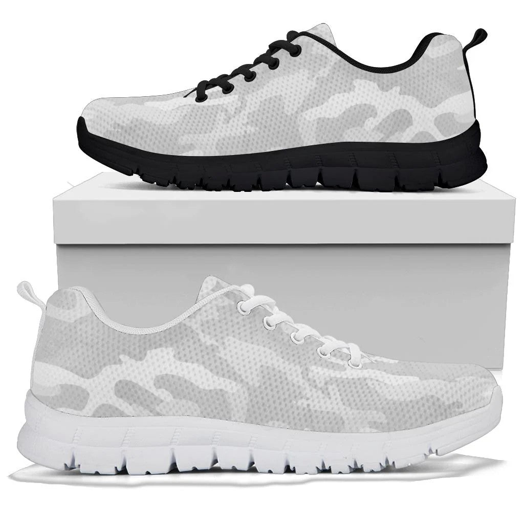 Light Gray Camouflage Sneakers