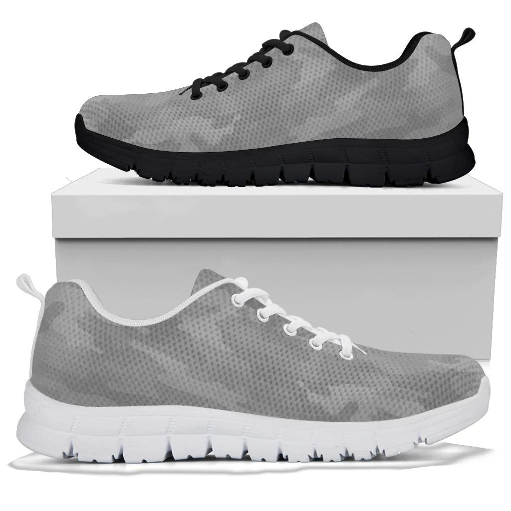Gray Camouflage Sneakers