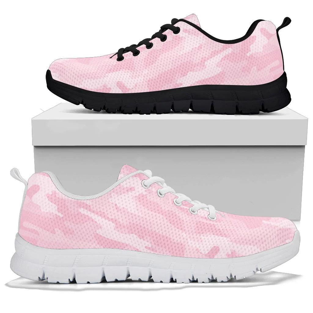 Light Pink Camouflage Sneakers
