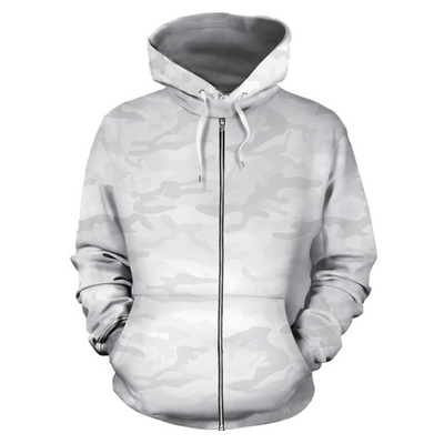 Custom Camo -  Zip-Up Hoodie